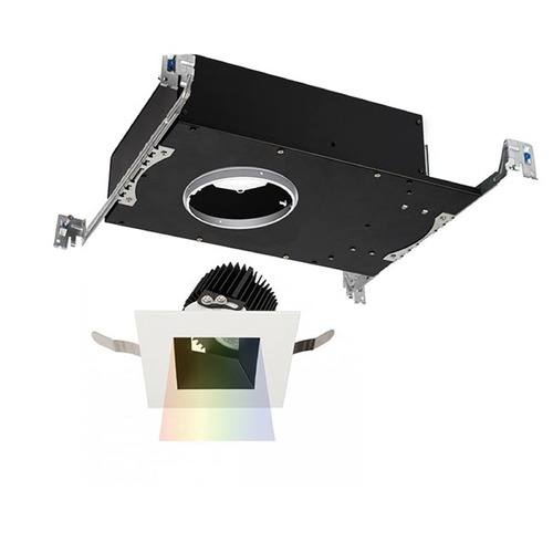 WAC Lighting Aether Black White LED Recessed Trim by WAC Lighting R3ASAT-F830-BKWT