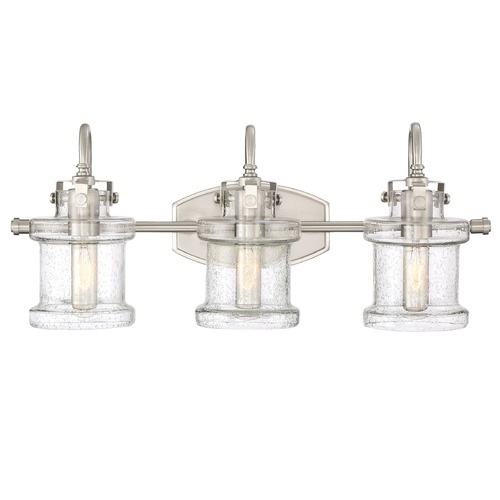 Danbury 24-Inch Bath Light in Brushed Nickel by Quoizel Lighting