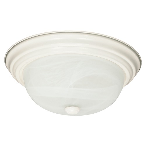 Nuvo Lighting Textured White Flush Mount by Nuvo Lighting 60/6004