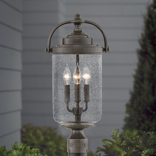 Willoughby Oil Rubbed Bronze Post Light by Hinkley Lighting