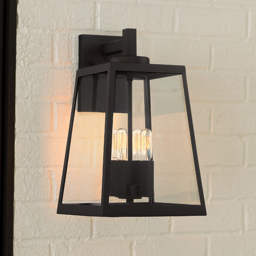 Halifax Matte Black Outdoor Wall Light by Nuvo Lighting