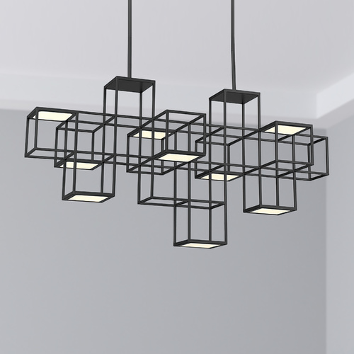 Ferro Black LED Linear Light by Eurofase Lighting