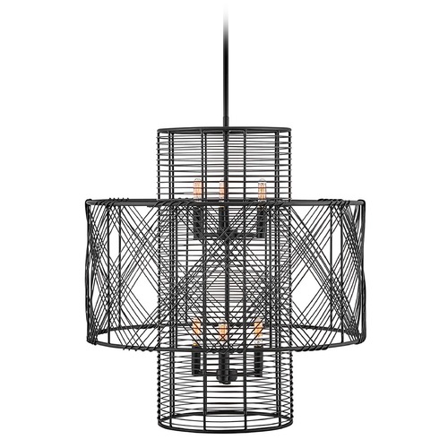 Hinkley Nikko Medium Chandelier in Black by Hinkley Lighting 41065BLK