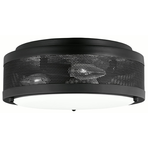 Visual Comfort Studio Collection Visual Comfort Studio Collection Vander Midnight Black Flushmount Light 7532003-112