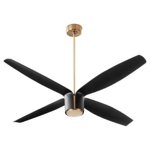 Oxygen Samaran Aged Brass Ceiling Fan Without Light