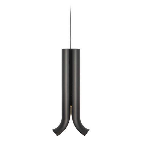 Kuzco Lighting Husk Glossy Black LED Mini-Pendant Light