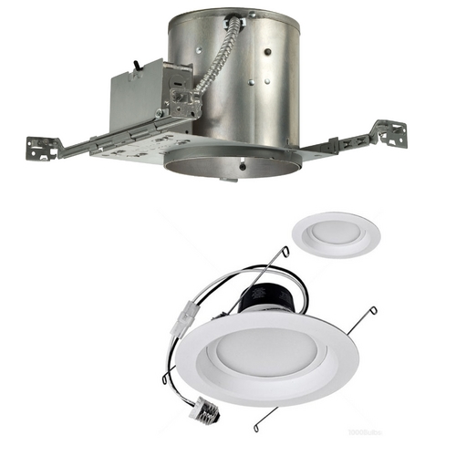 12W Dimmable LED 6-Inch Recessed Lighting Kit for New Construction by Juno Lighting Group