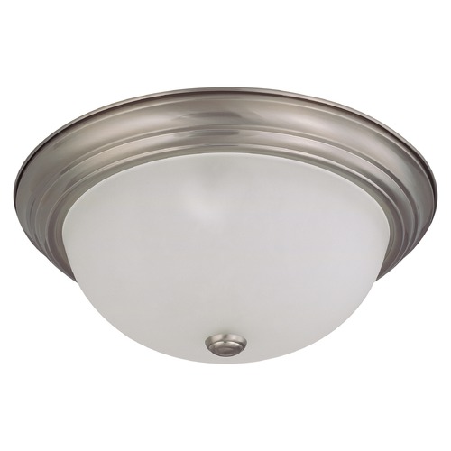 15-Inch Brushed Nickel Flush Mount by Nuvo Lighting