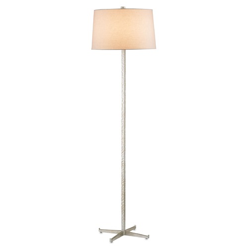 Currey and Company Lighting Echelon Floor Lamp in Silver Leaf by Currey & Company 8066