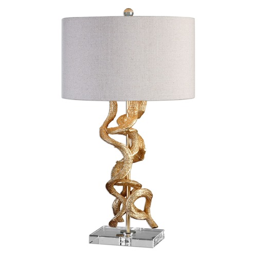 Uttermost Lighting Uttermost Twisted Vines Gold Table Lamp 27113-1