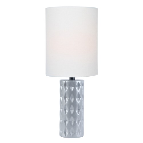 Delta Silver Table Lamp by Lite Source Lighting