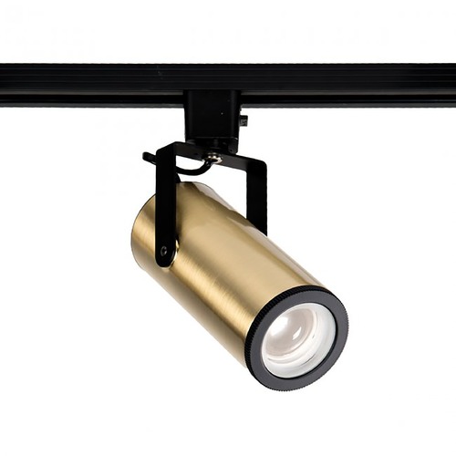 WAC Lighting Silo Brushed Brass LED Track Light Head by WAC Lighting H-2020-927-BR