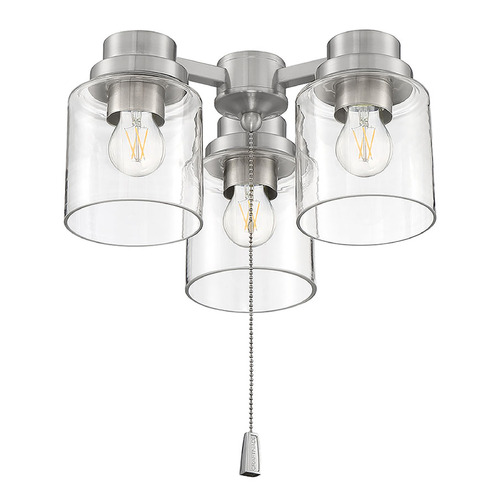 Armed Light Kit Brushed Polished Nickel LED Fan Light Kit by Craftmade Lighting