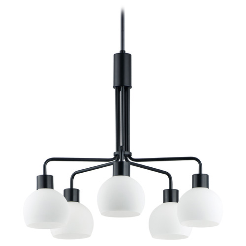 Maxim Lighting Coraline Black Chandelier