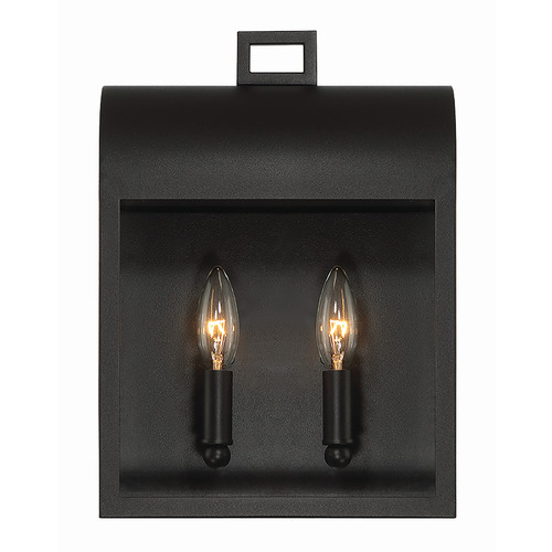 Eurofase Lighting Soyar 14-Inch Outdoor Sconce in Satin Black by Eurofase Lighting 41969-014