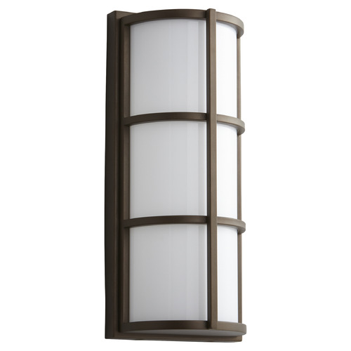 Leda 16.5-Inch Wet Wall Sconce in Oiled Bronze by Oxygen Lighting