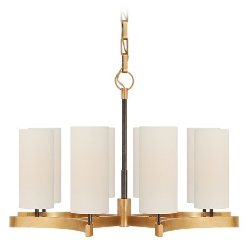 Visual Comfort Signature Collection Suzanne Kasler Aimee Chandelier in Bronze & Brass by Visual Comfort Signature SK5550BZHABL