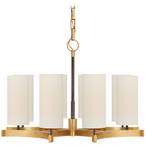 Visual Comfort Signature Collection Suzanne Kasler Aimee Chandelier in Bronze & Brass by Visual Comfort Signature SK5550BZHABL