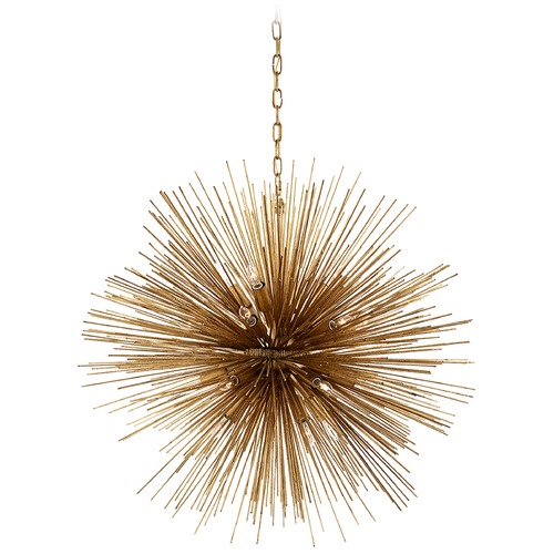 Kelly Wearstler Strada Large Chandelier in Gild by Visual Comfort Signature