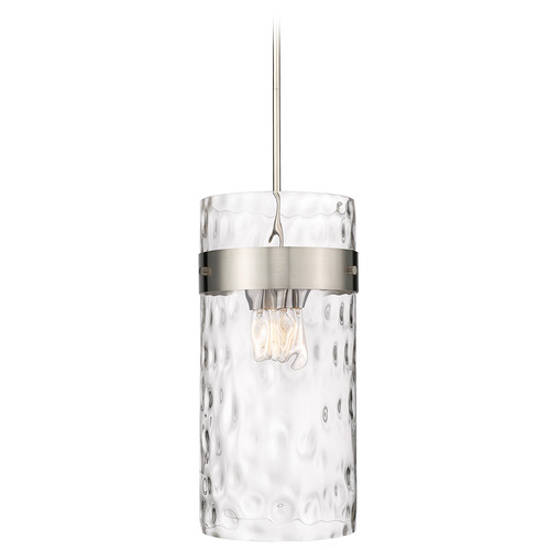 Z-Lite Fontaine Brushed Nickel Pendant by Z-Lite 3035P12-BN