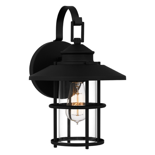 Quoizel Lighting Lombard Outdoor Wall Light in Matte Black by Quoizel Lighting LOM8409MBK