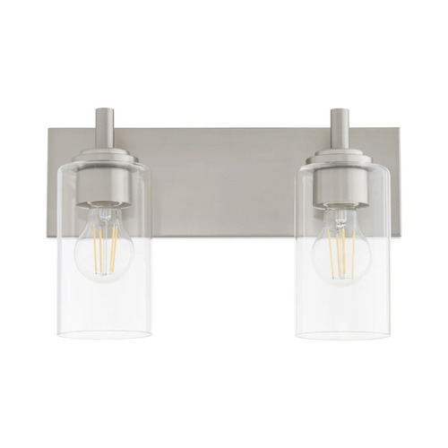 Fallstaff 2-Light Vanity Light in Satin Nickel by Quorum Lighting