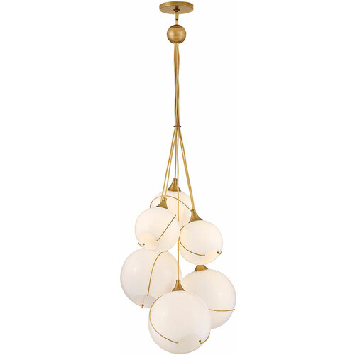 Skye 6-Light Multi-Tier Chandelier in Brass by Hinkley Lighting