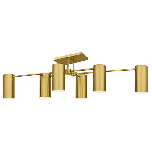 Quoizel Lighting Foreland Brushed Gold Semi-Flushmount Light