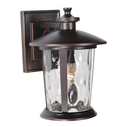 Summerhays 16.50-Inch Oiled Bronze Gilded Outdoor Wall Light by Craftmade Lighting