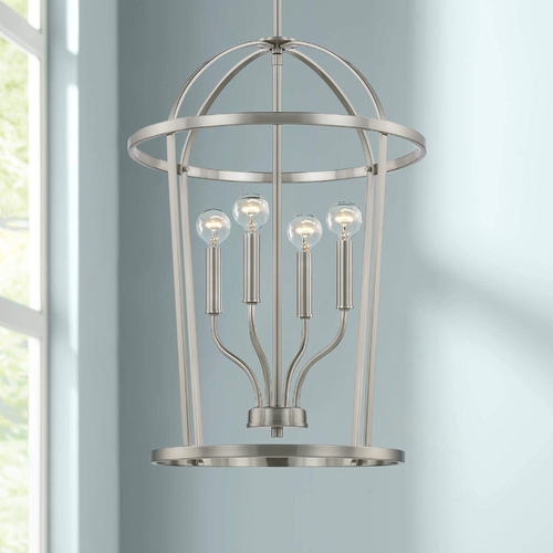 Greyson 16-Inch Brushed Nickel Pendant by HomePlace by Capital Lighting