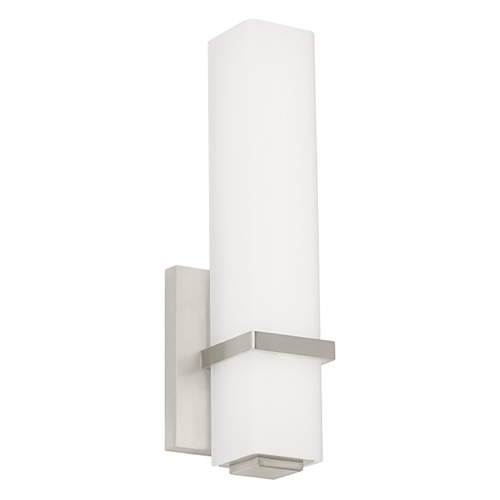 Visual Comfort Modern Collection Sean Lavin Milan 13-Inch LED Sconce in Nickel by Visual Comfort Modern 700BCMLN13WS-LED930