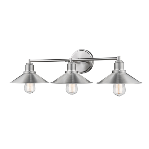 Z-Lite Casa Brushed Nickel Bathroom Light by Z-Lite 613-3V-BN