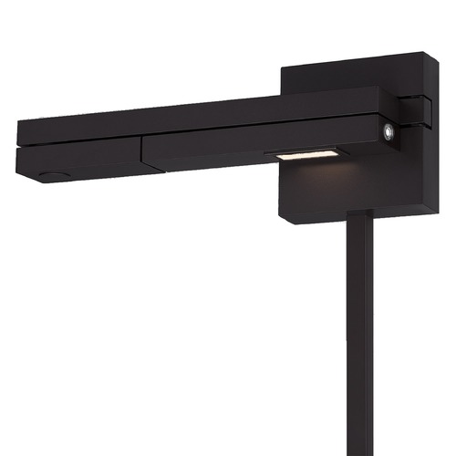 WAC Lighting Flip Black LED Swing Arm Lamp by WAC Lighting BL-1021L-BK