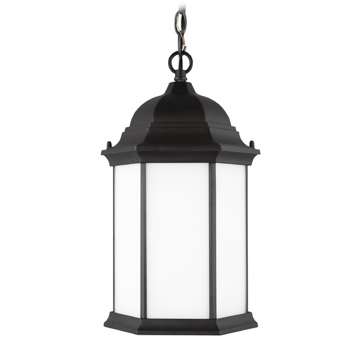 Sevier Black Outdoor Hanging Light by Generation Lighting