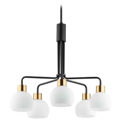 Maxim Lighting Coraline Bronze & Satin Brass Chandelier