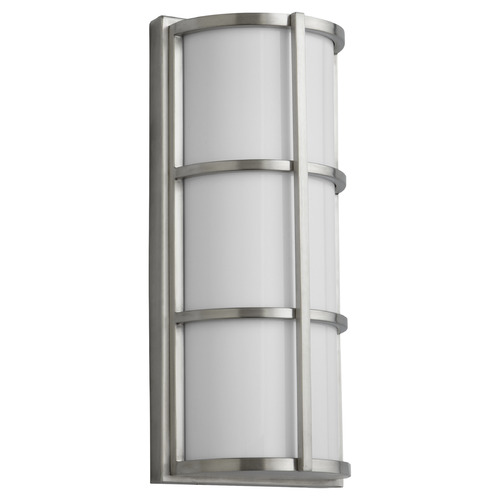 Leda 16.5-Inch Wet Wall Sconce in Satin Nickel by Oxygen Lighting