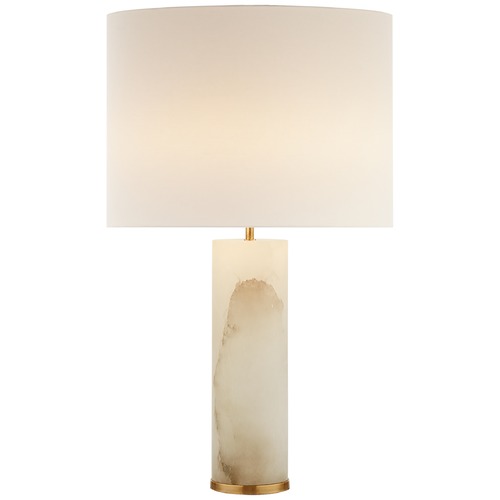 Visual Comfort Signature Collection Aerin Lineham Table Lamp in Alabaster by Visual Comfort Signature ARN3024ALBL