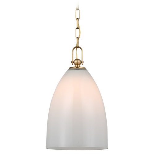 Visual Comfort Signature Collection Chapman & Myers Andros Pendant in Antique Brass by Visual Comfort Signature CHC5426ABWG