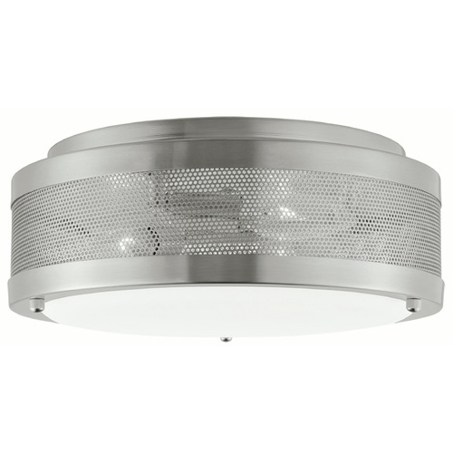 Visual Comfort Studio Collection Vander Brushed Nickel Flushmount Light