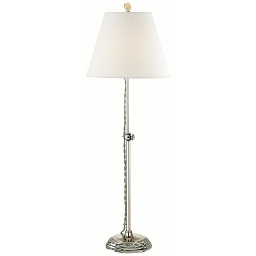 Visual Comfort Signature Collection Suzanne Kasler Wyatt Polished Nickel Accent Lamp