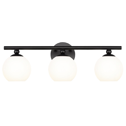 Z-Lite Z-Lite Neoma Matte Black Bathroom Light 1100-3V-MB