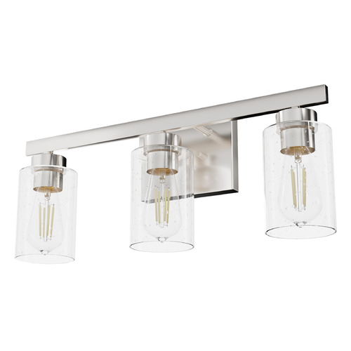 Hunter Fan Company Hartland Brushed Nickel Bathroom Light