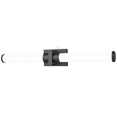 Z-Lite Z-Lite Idris Matte Black LED Vertical Bathroom Light 1019-32W-MB-LED