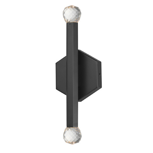 ET2 Lighting ET2 Allumettes Black LED Sconce E23342-122BK