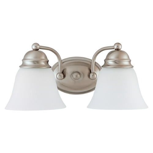 15-Inch Empire Brushed Nickel Vanity Light by Nuvo Lighting