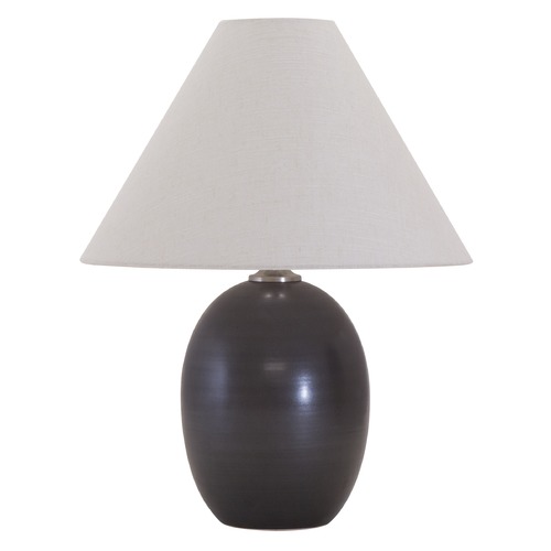 House of Troy Lighting House of Troy Scatchard Black Matte Table Lamp with Conical Shade GS140-BM