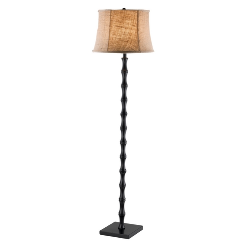 Adesso Home Lighting Stratton Black Floor Lamp