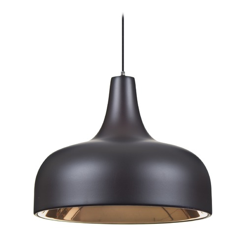 Besa Lighting Besa Lighting Persia Bronze Mini-Pendant Light with Urn Shade 1XT-PERSIA-LED-BR