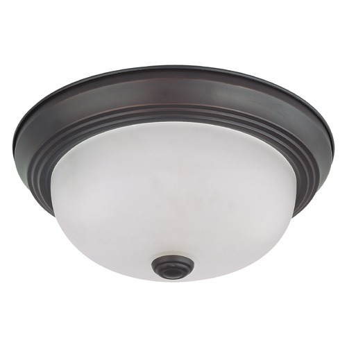 Mahogany Bronze Flush Mount by Nuvo Lighting