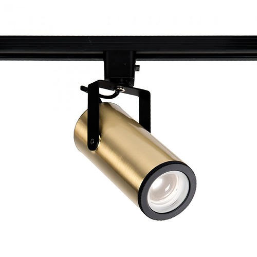 WAC Lighting Silo Brushed Brass LED Track Light Head by WAC Lighting H-2020-935-BR